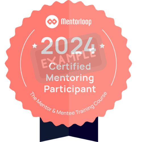 Sample Mentoring Badge