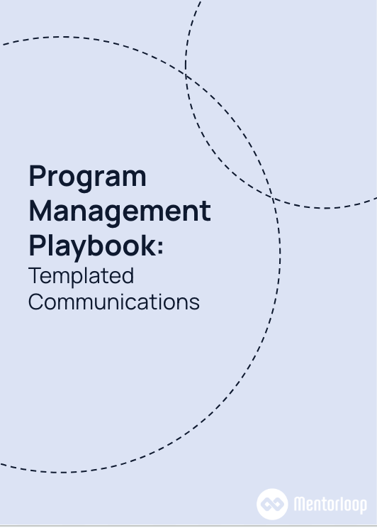 Program Management Playbook: Templated Communications